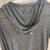 Mossimo Brand Women's Gray Zip-up Hoodie (LIGHTWEIGHT) - LIKE NEW 3 thumbnail