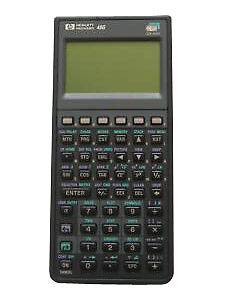 HP 48G  GRAPHING WORKING CALCULATOR WITH 32k RAM AND USER'S GUIDE, ETC 1