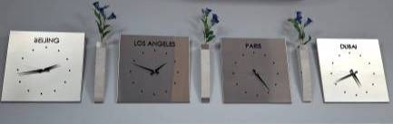 Business World Clocks from Istanbul Turkey 1