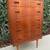 Mid Century Teak Highboy Dresser 3 thumbnail