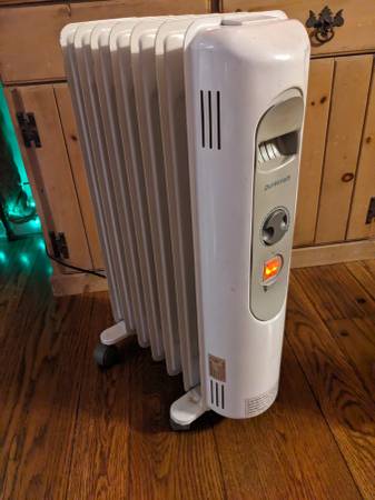 Duracraft portable electric oil-filled radiator 1