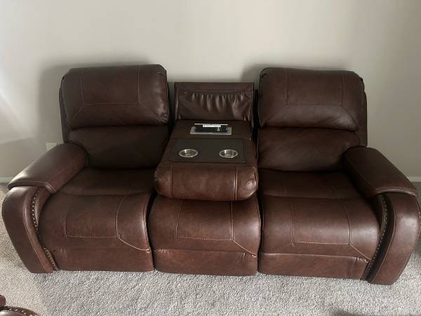 Leather Sectional Set 1