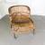 Vintage Rattan Barrel Lounge Chair | Mid-Century Bamboo Chair 10 thumbnail