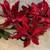 Christmas Decor Lot Red Glitter Sparkly Bushes Stems Spikes Garland Spheres Leaf 2 thumbnail