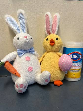 Holiday spring / Easter bunny & duck 1