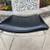 VINTAGE MODERN METAL GLASS TOP TABLE and 4 CHAIRS 6 thumbnail