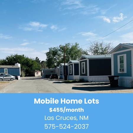$455 Vacant Lots for Mobile Homes (Las Cruces)63861850301699120