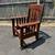 Antique Mission oak rocking chair 3 thumbnail