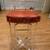 Gusto Design Candy Acrylic Bar Stools with Orange Upholstered Seats – 7 thumbnail