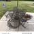 Woodard wrought iron Canterbury 6 piece patio set 6 thumbnail