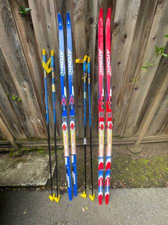Cross Country Skis and poles 1