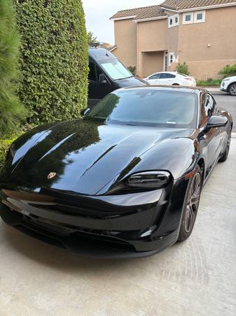 2021 Porsche Taycan Base Blk/Blk 31k miles 1