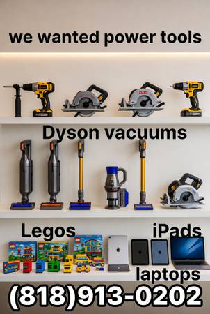Wanted laptop  ipads , dyson product shark product ninja product gopro 1