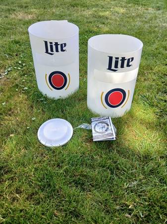 New- Miller Lite- Kan Jam Frisbee Lawn Game 1