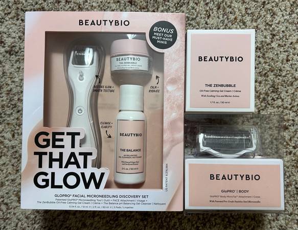 Brand New - BeautyBIO GloPRO Facial Discovery Set/The Zenbubble/GloPRO 1