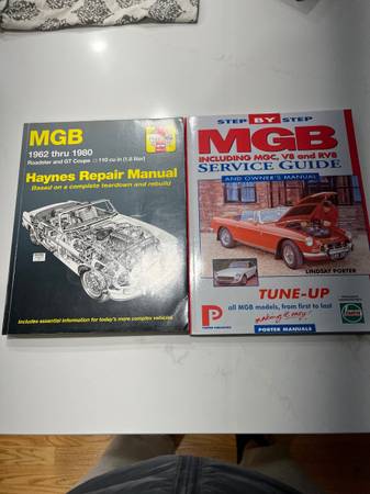 Two MGB repair manuals 1