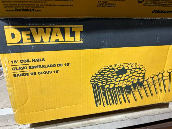 Coil framing nails brand new almost entire box 1