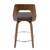 Wade Logan Bezu Swivel Upholstered Counter Stool (Set of 2) 9 thumbnail