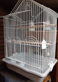 WIRE COATED METAL BIRDCAGE (NEW) 1