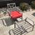 Patio Lounge Chair with New Cushion and Ottoman 5 thumbnail
