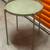 Table: 17.5" IKEA round: green metal- removable top serving tray 1 thumbnail