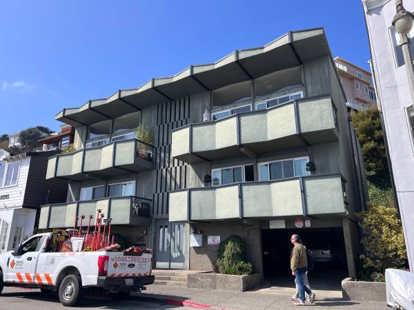 FOR SALE: Sausalito Fourplex Apartment Building (497-A-SAU) 1