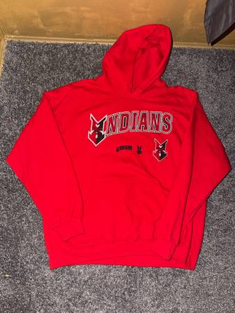 MLB MILB Genuine Merchandise Indianapolis Indians Baseball Hoodie Mens Large Use 1