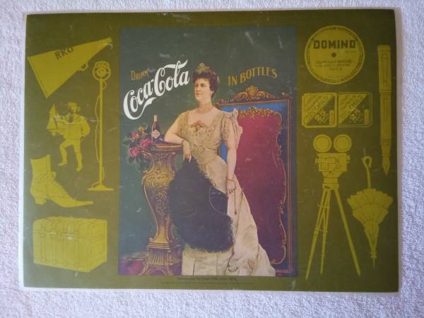 6 Vintage Coca-Cola Laminated Place Mats 1