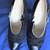 CALVIN KLEIN HIGH HEEL SUEDE BOOTIES w/LEATHER TRIM 4 thumbnail