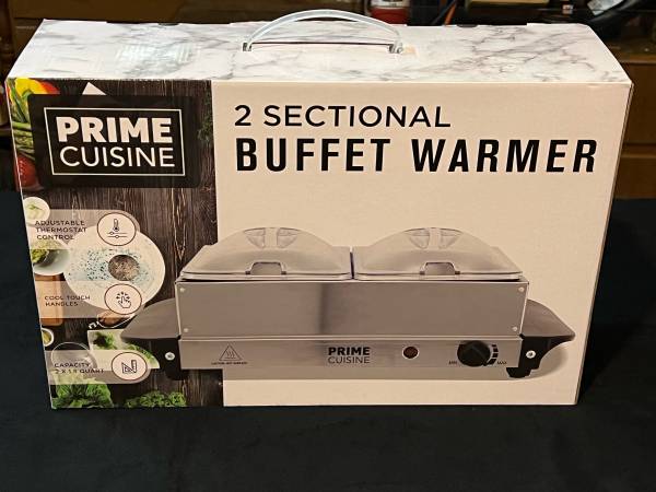 New Buffet Dinner Warmer 2 Sectional "NEW" with Warranty !! 1