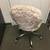 Fuzzy Office Chair, Comfortable chair with a plush cover and metal bas 5 thumbnail
