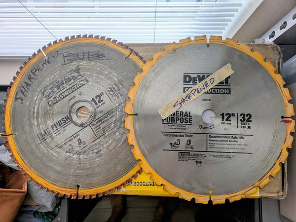 DEWALT 12" ChopSaw Blades 1