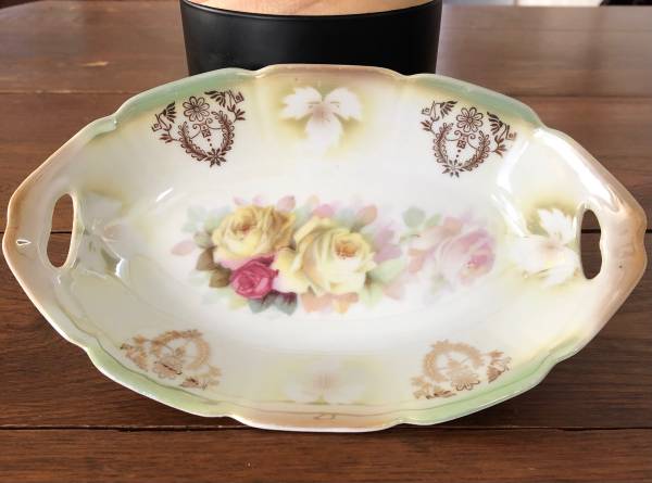 GERMAN PORCELAIN CANDY DISH 1