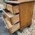 Antique Pine English Chest of Drawers with Glass Knobs c. 1890 15 thumbnail