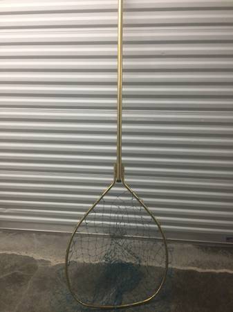 Large In Line Fishing Net King Salmon Halibut Tuna Size Compactable - $5063471373992833120