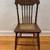 Wood Pressed Back North Wind Face Spindle Cane Seating Chairs (set -3) 8 thumbnail