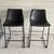 Grey Leather Bar Stools 1 thumbnail