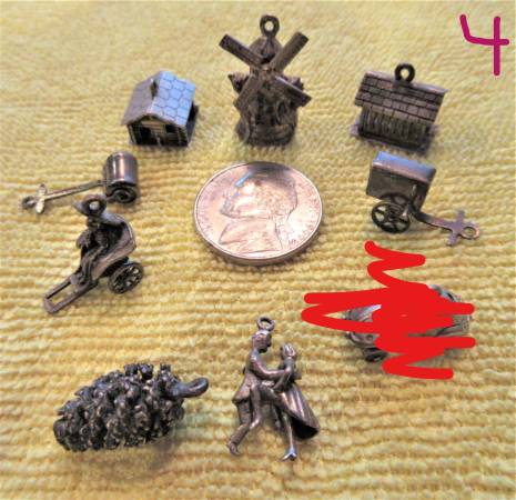 Vintage Silver Charms  {{8 pcs. priced each}} 1