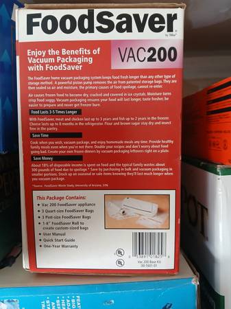 FoodSaver VAC200 (brand new) 1