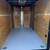 New 6x12 Enclosed Cargo Trailer, white/blk, side door, ramp stk#11181 2 thumbnail