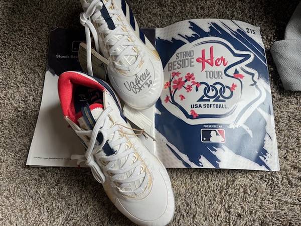 Signed Team USA Women's Softball Cleats 1