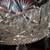 Very large hand cut crystal compote  bowl 4 thumbnail