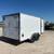 2025 Interstate 7 X 16 Patriot VNose Cargo Trailer White 3 thumbnail