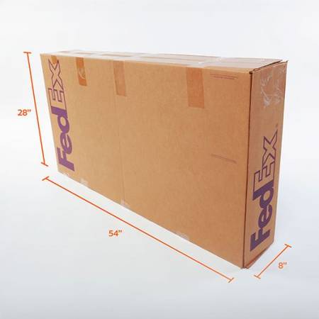 Free FedEx cardboard bike box - never used 1