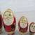 Kurt S. Adler 5 Piece Santa Claus Wooden Nesting Dolls 5 5/8" Tall 3 thumbnail