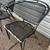 2 Mid Century Chairs Wrought Iron and Mesh Patio EACH... 1 thumbnail