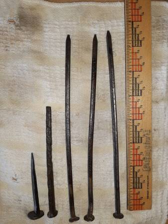 Antique Nails - (5) 1