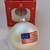 Marek Geyer Mouth Blown American Flag Round Ornament Red White Blue 5 thumbnail
