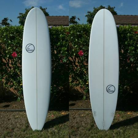 New - 7'6" Funboard Longboard Surfboard - PK Surf California 1