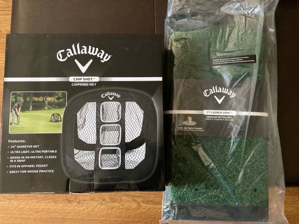 CALLAWAY CHIP SHOT CHIPPING NET & HITTING MAT 1